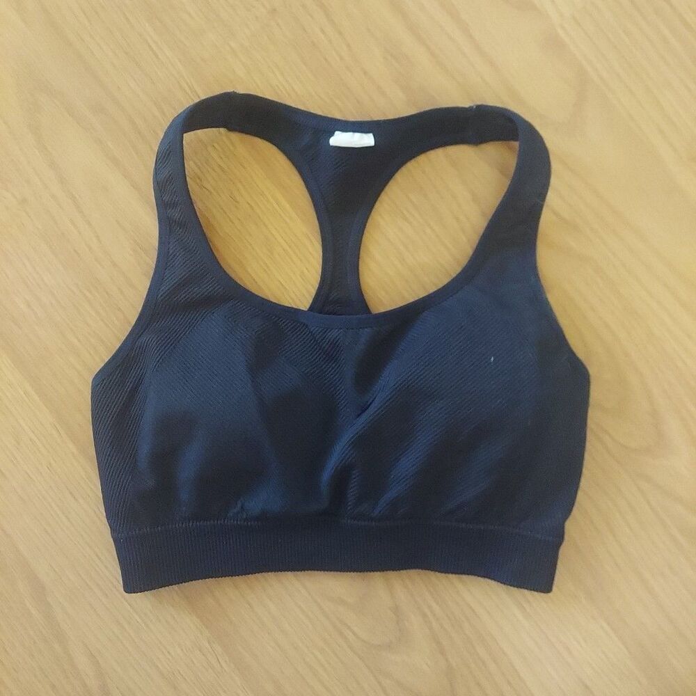 Fabletics Black Racerback Sports Bra (Estimated) Sz XS